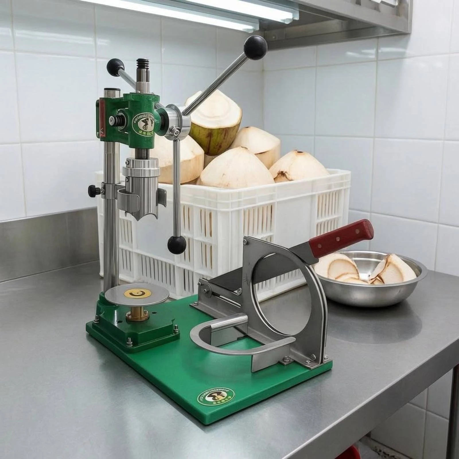 Tender Coconut Opener Cutting Head Commercial Coconut Opener Food Tool Easy to Clean Labor-Saving
Tender Coconut Opener Cutting Head Commercial Coconut Opener Food Tool Easy to Clean Labor-Saving