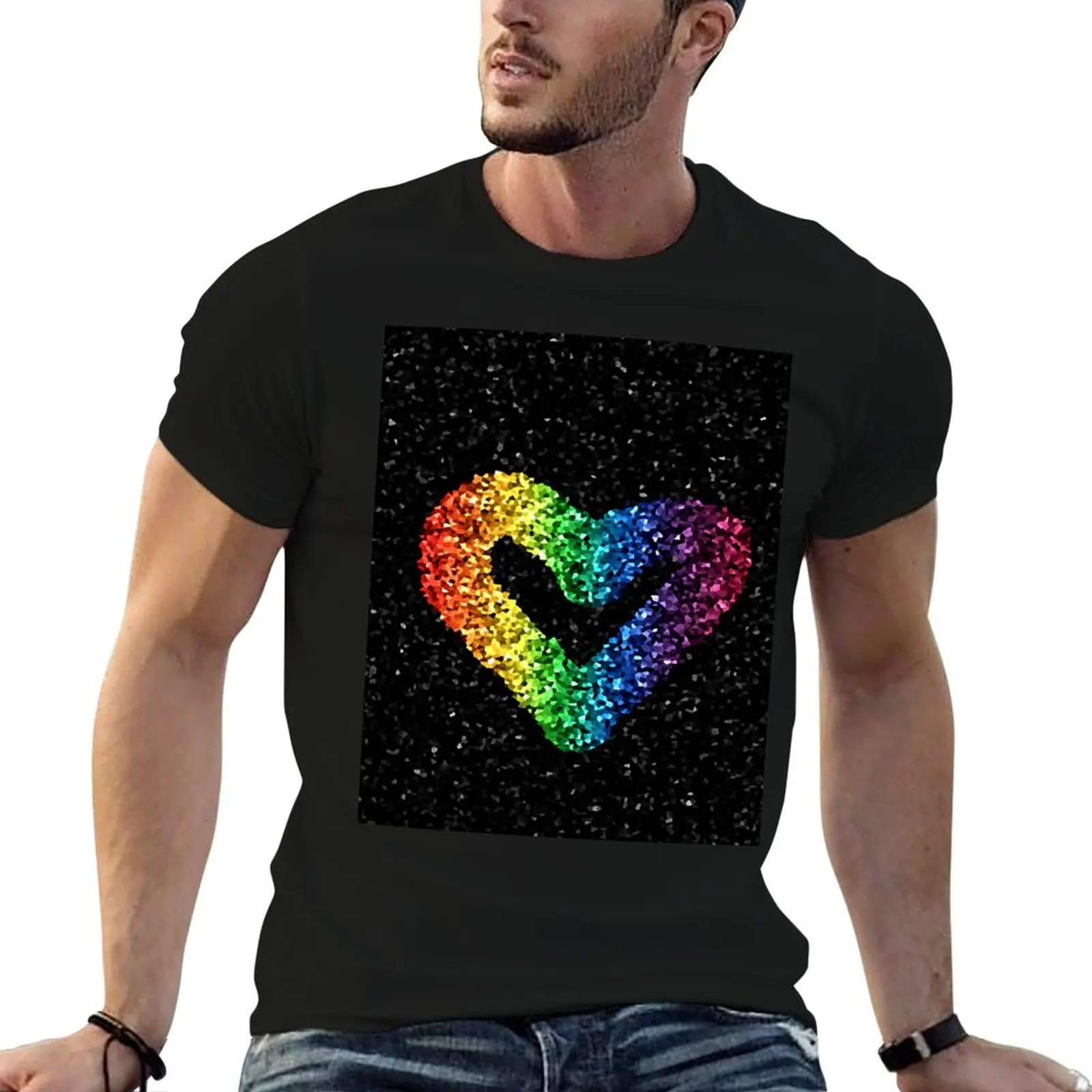 Pixel Rainbow Heart Glitter (emariephotos001) T-Shirt mens graphic t shirts anime t shirts oversize T-Shirt
Pixel Rainbow Heart Glitter (emariephotos001) T-Shirt mens graphic t shirts anime t shirts oversize T-Shirt