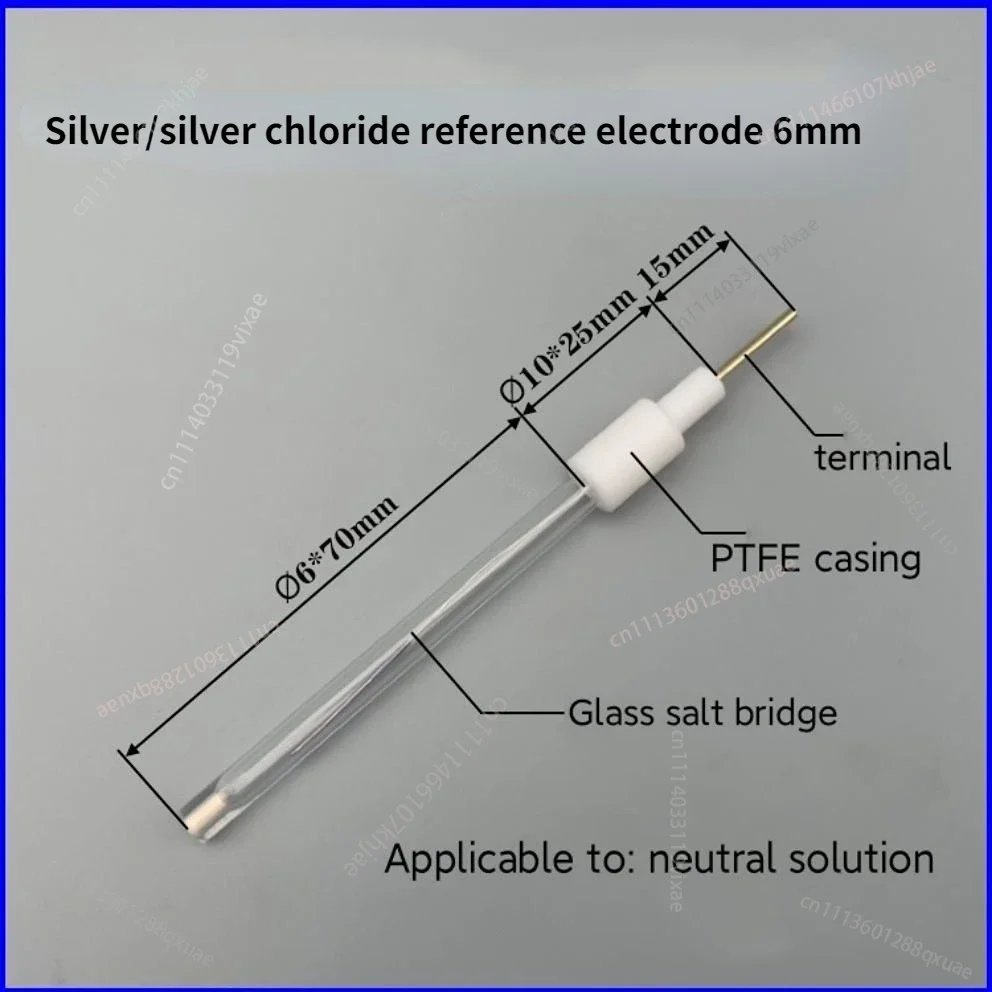 Ag/Agcl Micro Reference Electrode 4/6mm for Ag-AgCl Electrode
Ag/Agcl Micro Reference Electrode 4/6mm for Ag-AgCl Electrode