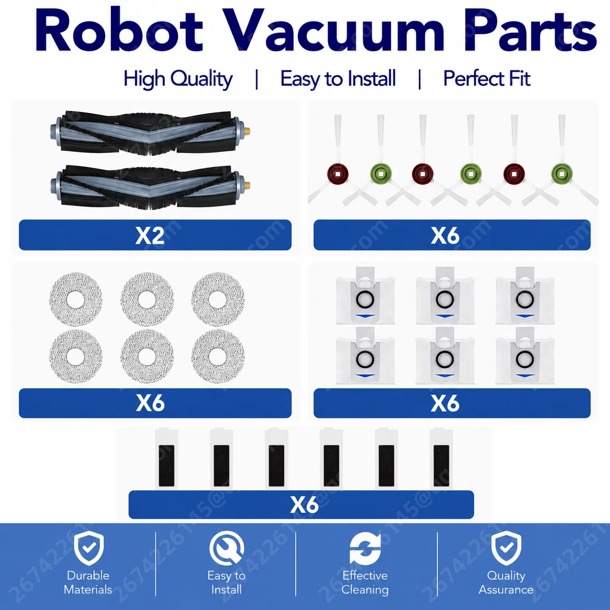 For Ecovacs Deebot T20 Max/T20 Pro/T20S/PRO Accessories Main Side Brush Mop Cloth HEPA Filter Dust Bag Replacement Spare Parts
For Ecovacs Deebot T20 Max/T20 Pro/T20S/PRO Accessories Main Side Brush Mop Cloth HEPA Filter Dust Bag Replacement Spare Parts