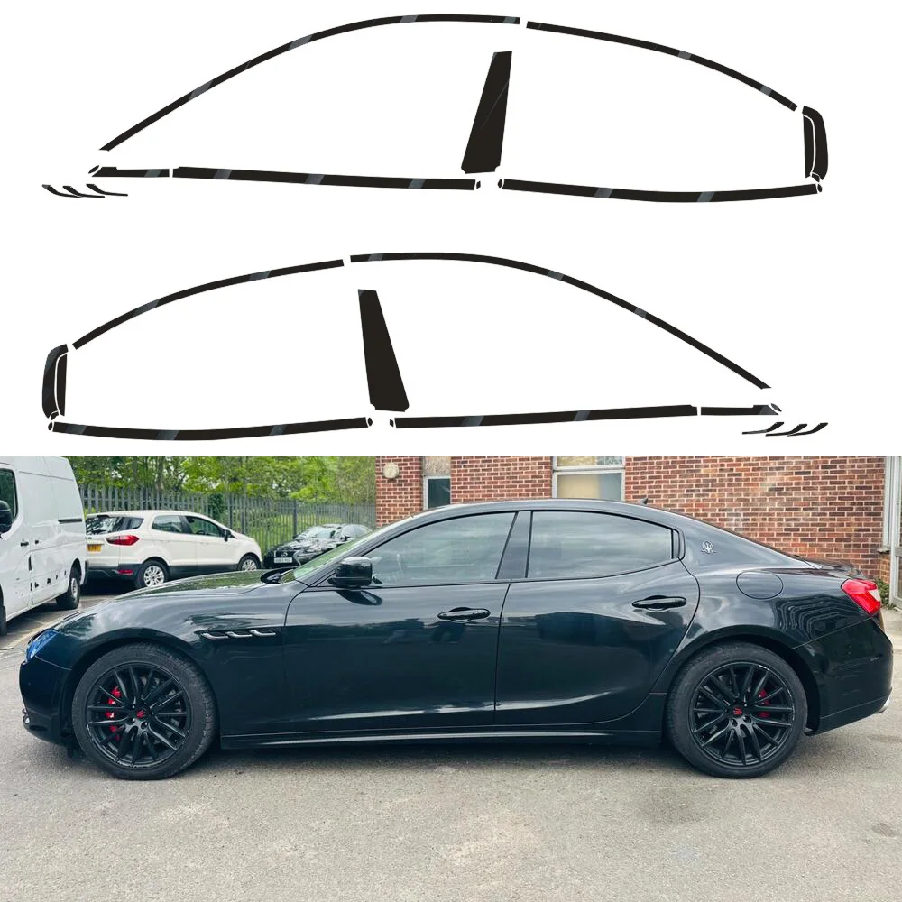 Exterior Window Trim Chrome Delete protective Film For Maserati Ghibli 2013-2024 Sedan Glossy/Matte Black Sticker
Exterior Window Trim Chrome Delete protective Film For Maserati Ghibli 2013-2024 Sedan Glossy/Matte Black Sticker