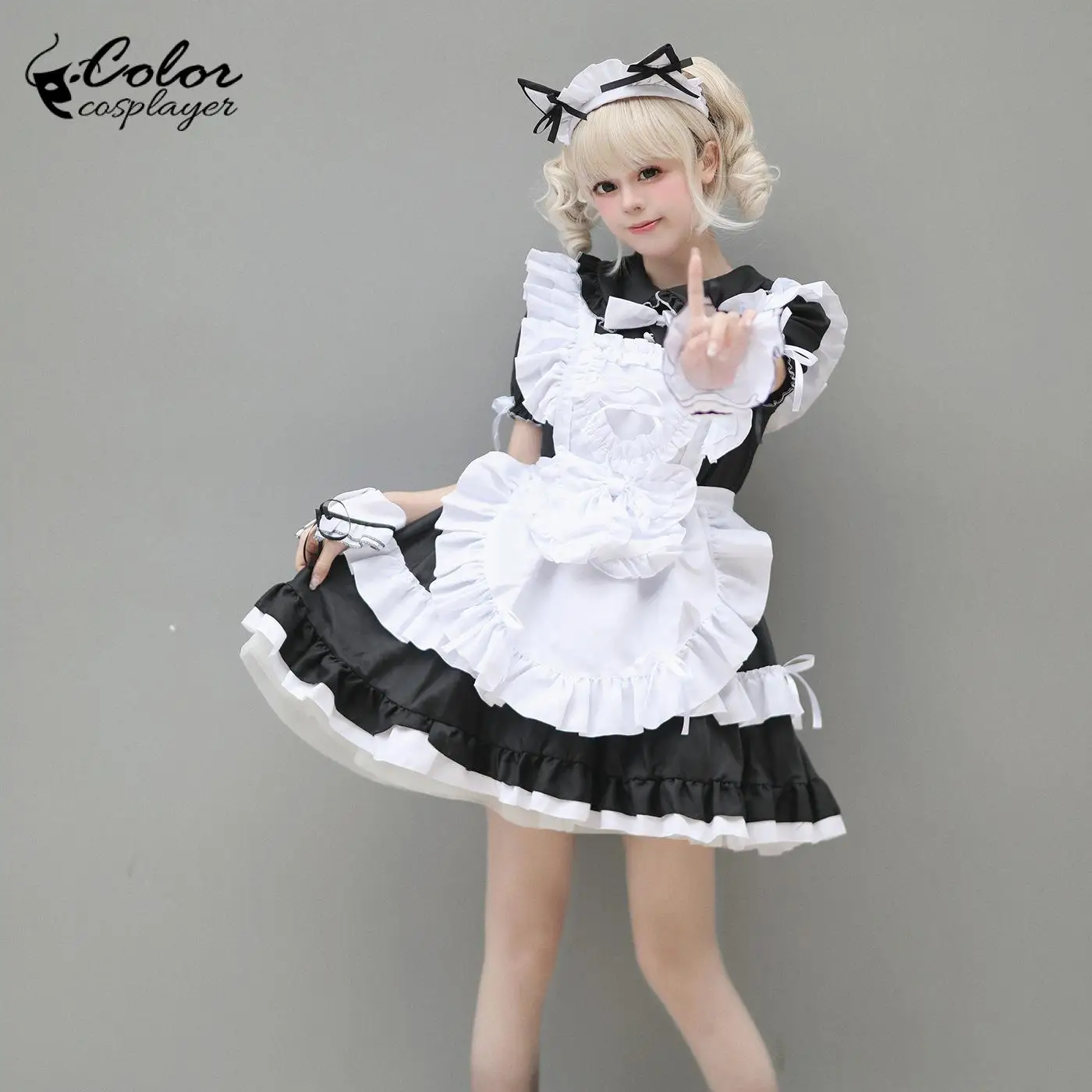 Color Cosplayer Maid Cosplay Dress Lolita Suit Bow Dress Up Anime Servant Cos Costume Cafe Uniform Women Halloween Clothing
Color Cosplayer Maid Cosplay Dress Lolita Suit Bow Dress Up Anime Servant Cos Costume Cafe Uniform Women Halloween Clothing