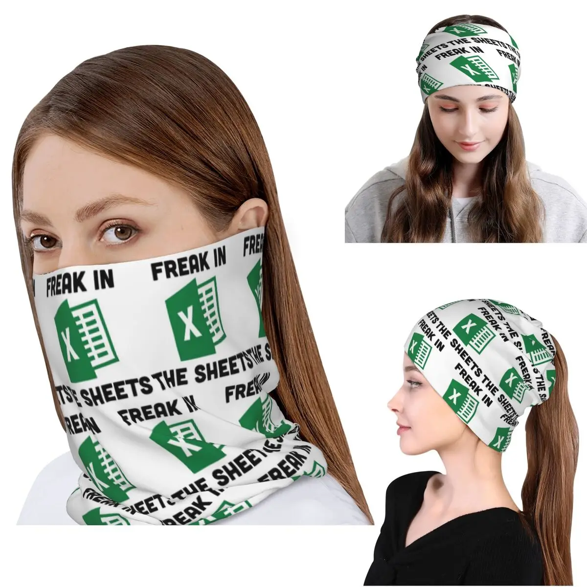 Freak In The Sheets Spreadsheet Excel Bandana Neck Gaiter Mask Scarf Multifunction Balaclava Beanies Hat Unisex Adult Breathable
Freak In The Sheets Spreadsheet Excel Bandana Neck Gaiter Mask Scarf Multifunction Balaclava Beanies Hat Unisex Adult Breathable
