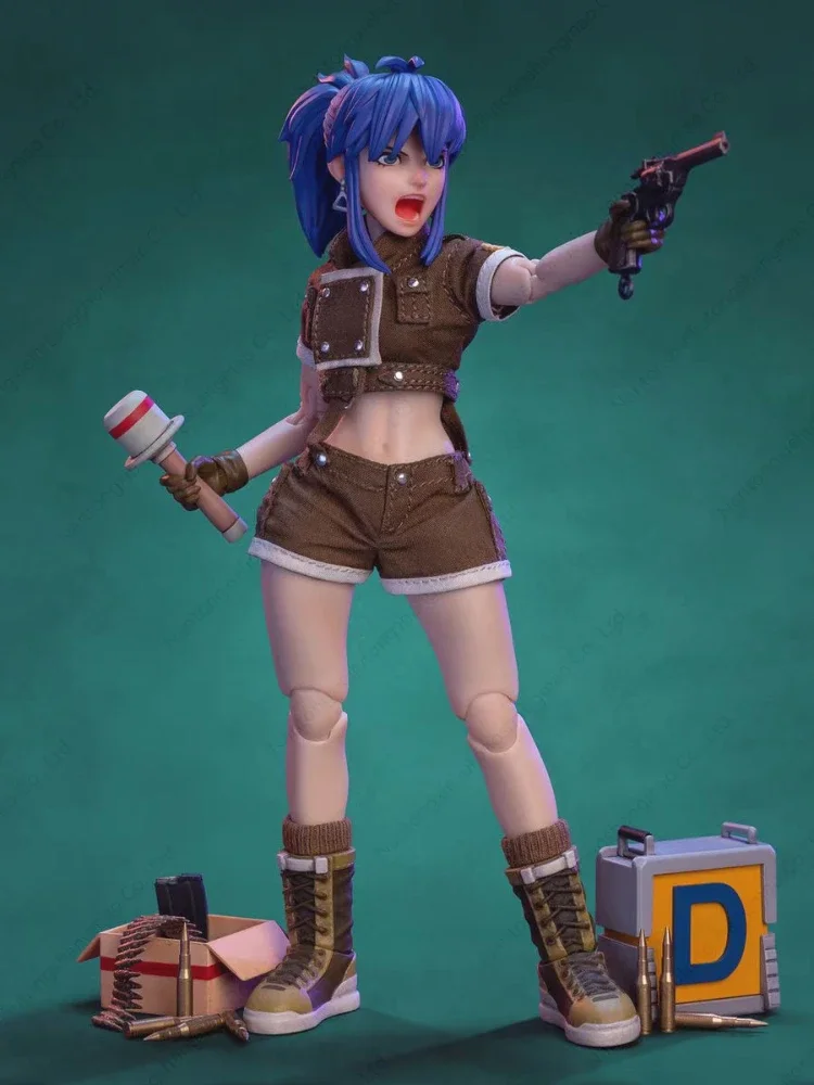 TUNSHI STUDIO TS-012 1/12 Scale Metal Slug LEONA with Weapon Full Set 6inch Action Figure Body Model For Fans Collection
TUNSHI STUDIO TS-012 1/12 Scale Metal Slug LEONA with Weapon Full Set 6inch Action Figure Body Model For Fans Collection