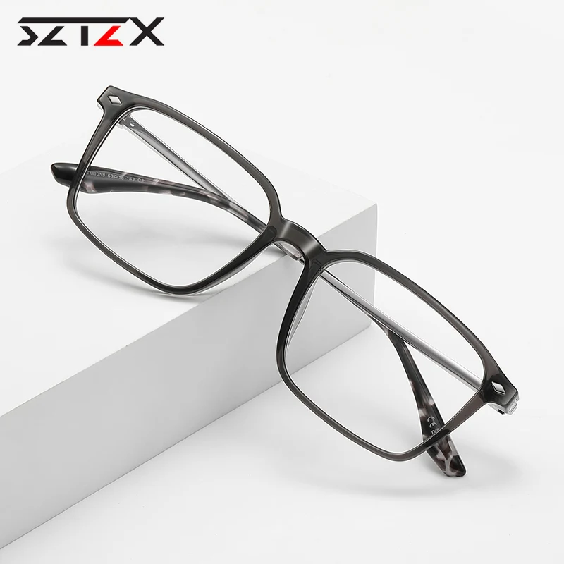 SZTZX New TR90 Square Anti-Blue Light Reading Glasses Men's Prescription Custom Eyeglasses for Myopia and Hyperopia Glasses
SZTZX New TR90 Square Anti-Blue Light Reading Glasses Men's Prescription Custom Eyeglasses for Myopia and Hyperopia Glasses