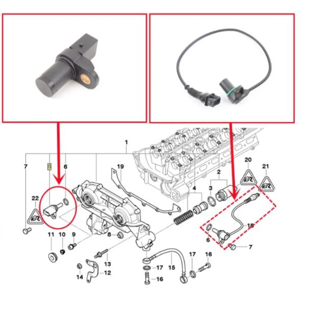 For BMW 3 Series E46 320 323 325 328 330 M54 12147518628 12147539165 Auto Engine Camshaft Position Sensor Replacement Part
For BMW 3 Series E46 320 323 325 328 330 M54 12147518628 12147539165 Auto Engine Camshaft Position Sensor Replacement Part