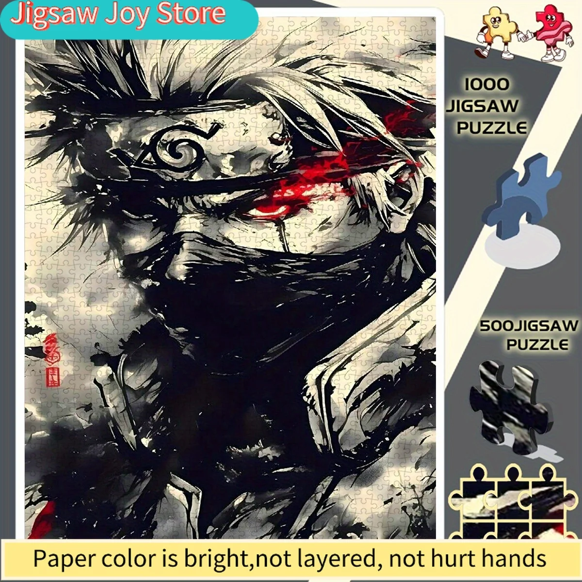 Ink Wash Style Kakashi Realistic and Domineering Frameless Jigsaw Puzzle - The Perfect Choice for DIY Enthusiasts - Paper Jigs
Ink Wash Style Kakashi Realistic and Domineering Frameless Jigsaw Puzzle - The Perfect Choice for DIY Enthusiasts - Paper Jigs