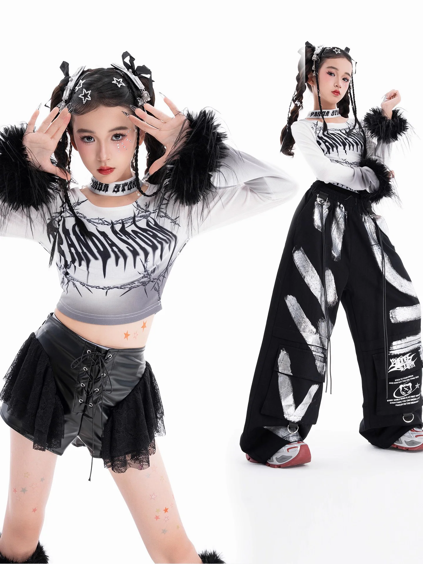 2025 New Children Clothing Kpop Girls Group Stage Clothes Jazz Dance Costume Kids Hip Hop Outfits Streetwear Clothes DN21927
2025 New Children Clothing Kpop Girls Group Stage Clothes Jazz Dance Costume Kids Hip Hop Outfits Streetwear Clothes DN21927