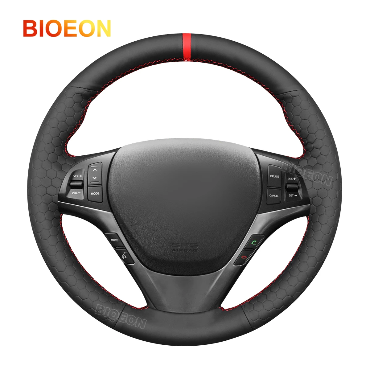 Кожаный чехол на руль автомобиля Bioeon Black Hive для Hyundai Genesis Coupe 2010-2016
Кожаный чехол на руль автомобиля Bioeon Black Hive для Hyundai Genesis Coupe 2010-2016