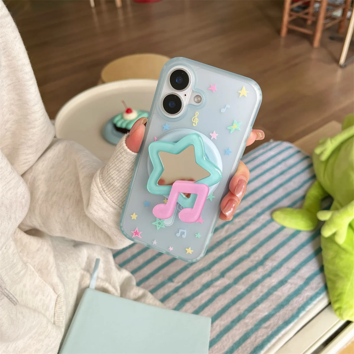 Korean creative music symbol magnetic stand Phone Case For iPhone 16 15 14 13 Pro Max fundas iphone 15 case Protective cover
Korean creative music symbol magnetic stand Phone Case For iPhone 16 15 14 13 Pro Max fundas iphone 15 case Protective cover