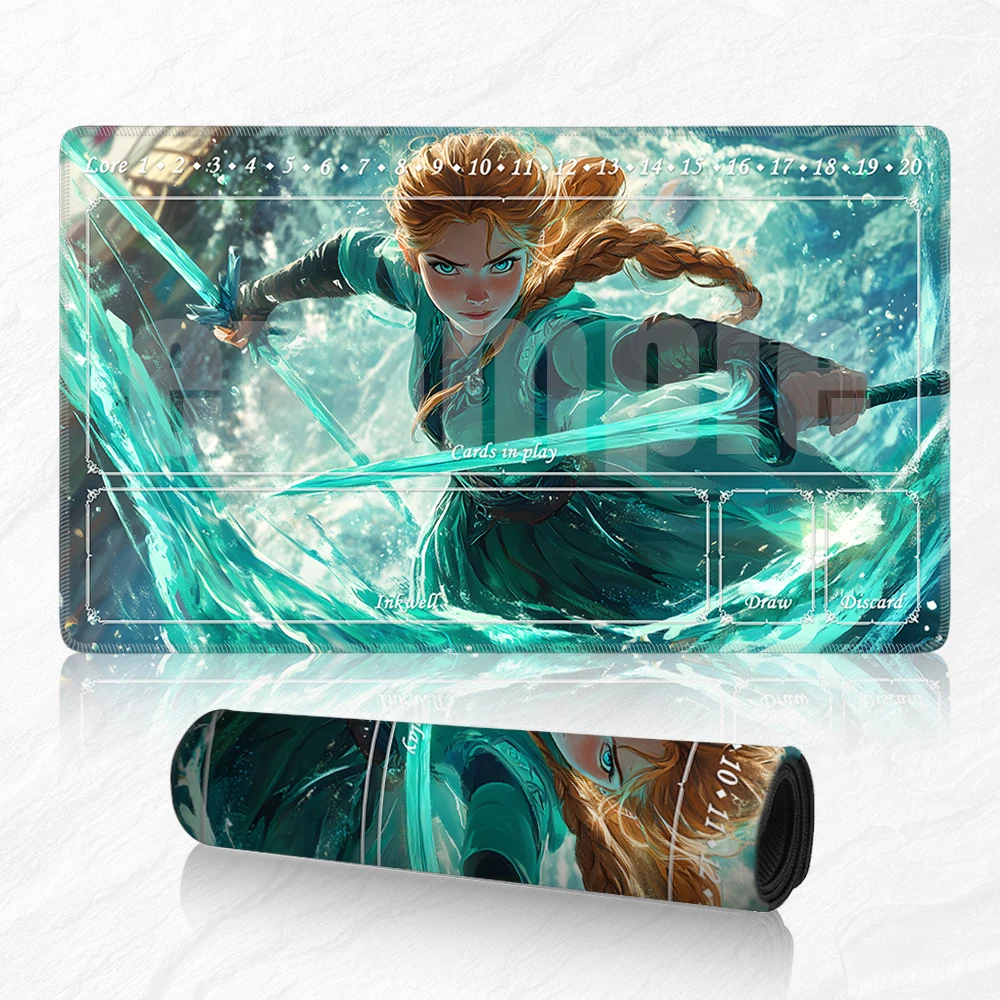 Lorcana Playmat and Free Storage Bag Size 24X14IN Trading Card Game Protective Mats Scratch-Resistant Durable Mouse Pad 37
Lorcana Playmat and Free Storage Bag Size 24X14IN Trading Card Game Protective Mats Scratch-Resistant Durable Mouse Pad 37