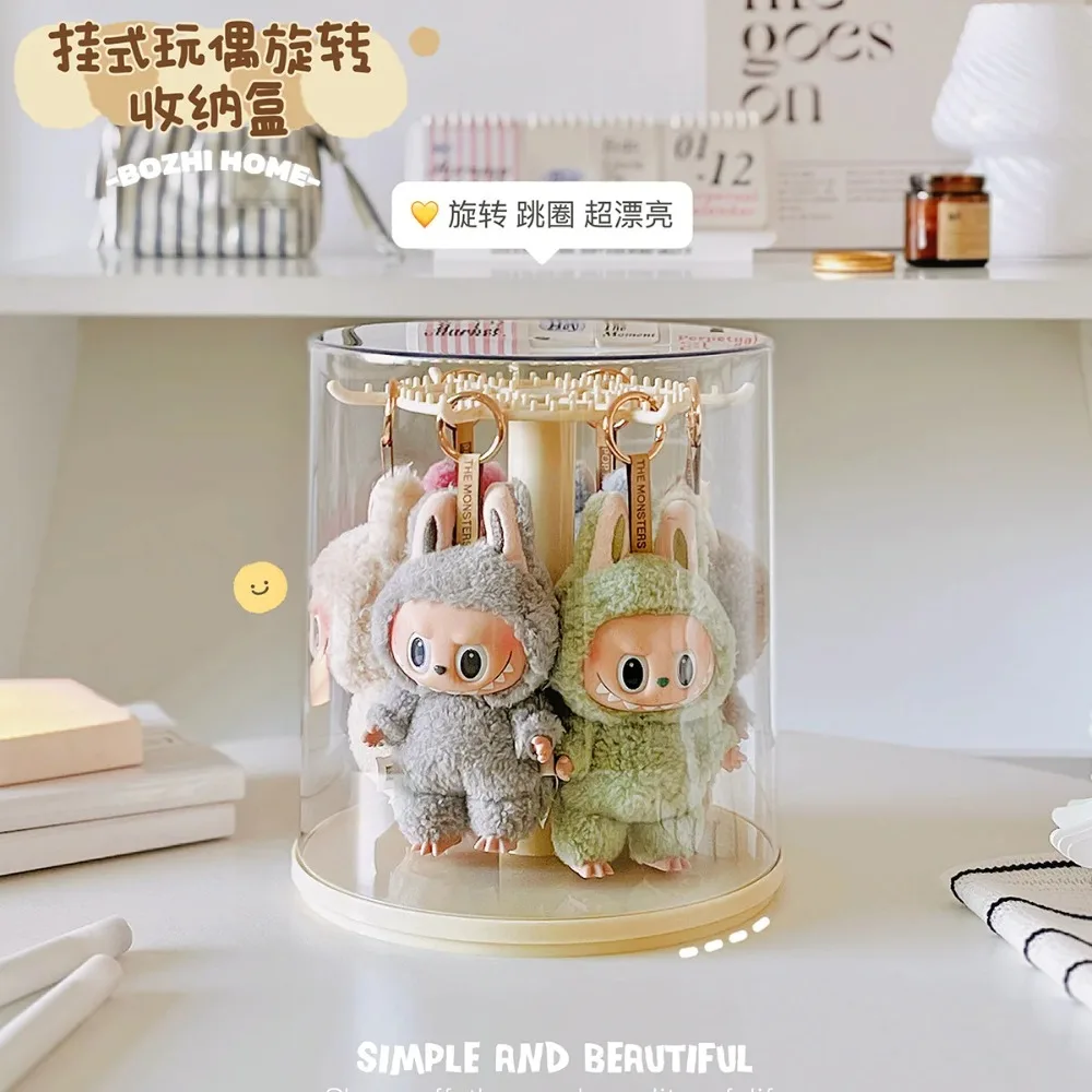 Labubu Hanging Display Box, Rotatable Transparent Labubu Plush Wrist, Handmade Blind Box, Storage Display Stand
Labubu Hanging Display Box, Rotatable Transparent Labubu Plush Wrist, Handmade Blind Box, Storage Display Stand