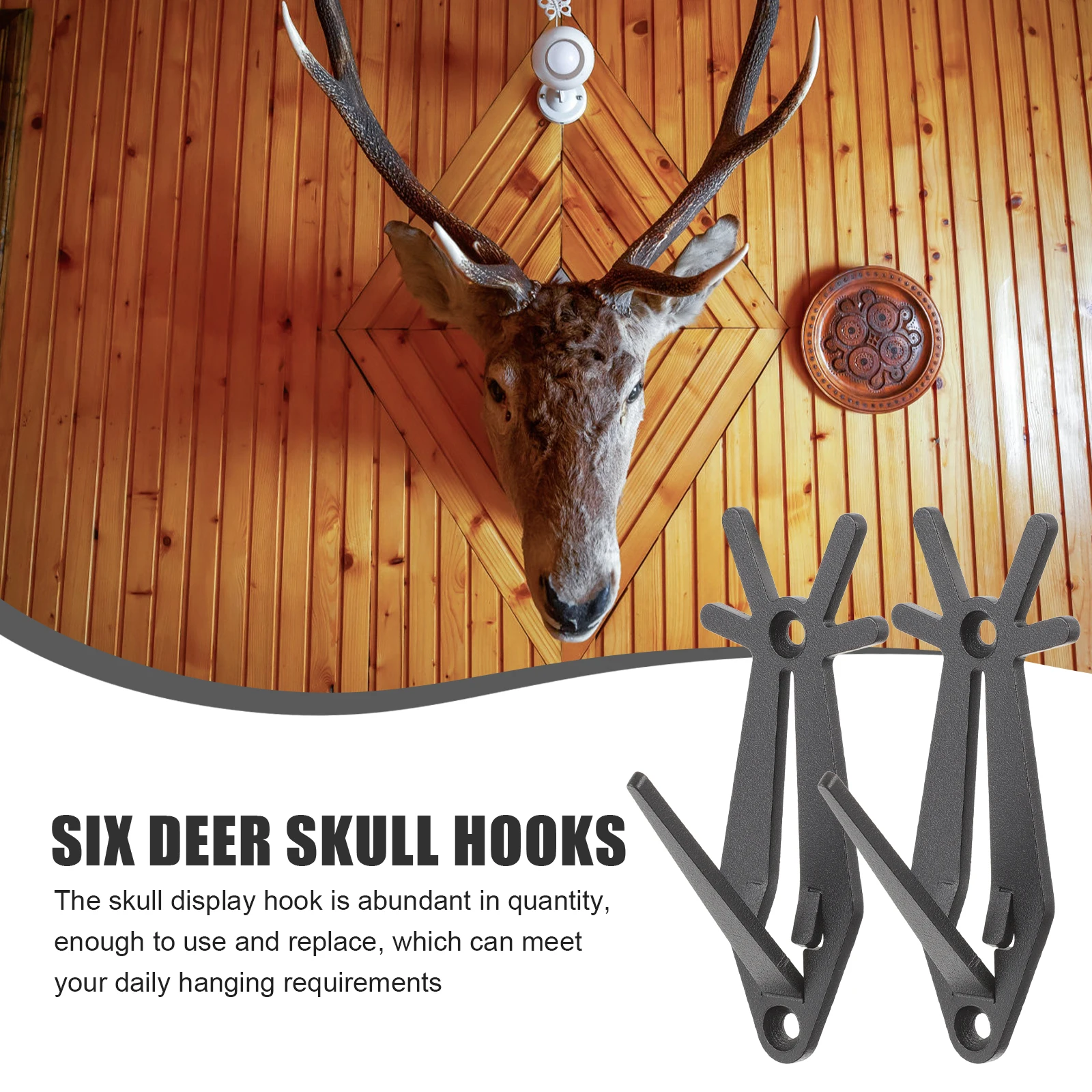 6pcs Deer Skull Wall Hanger Stainless Steel Strong Display Hook For Living Room Home Decor Collection Lightweight Easy
6pcs Deer Skull Wall Hanger Stainless Steel Strong Display Hook For Living Room Home Decor Collection Lightweight Easy