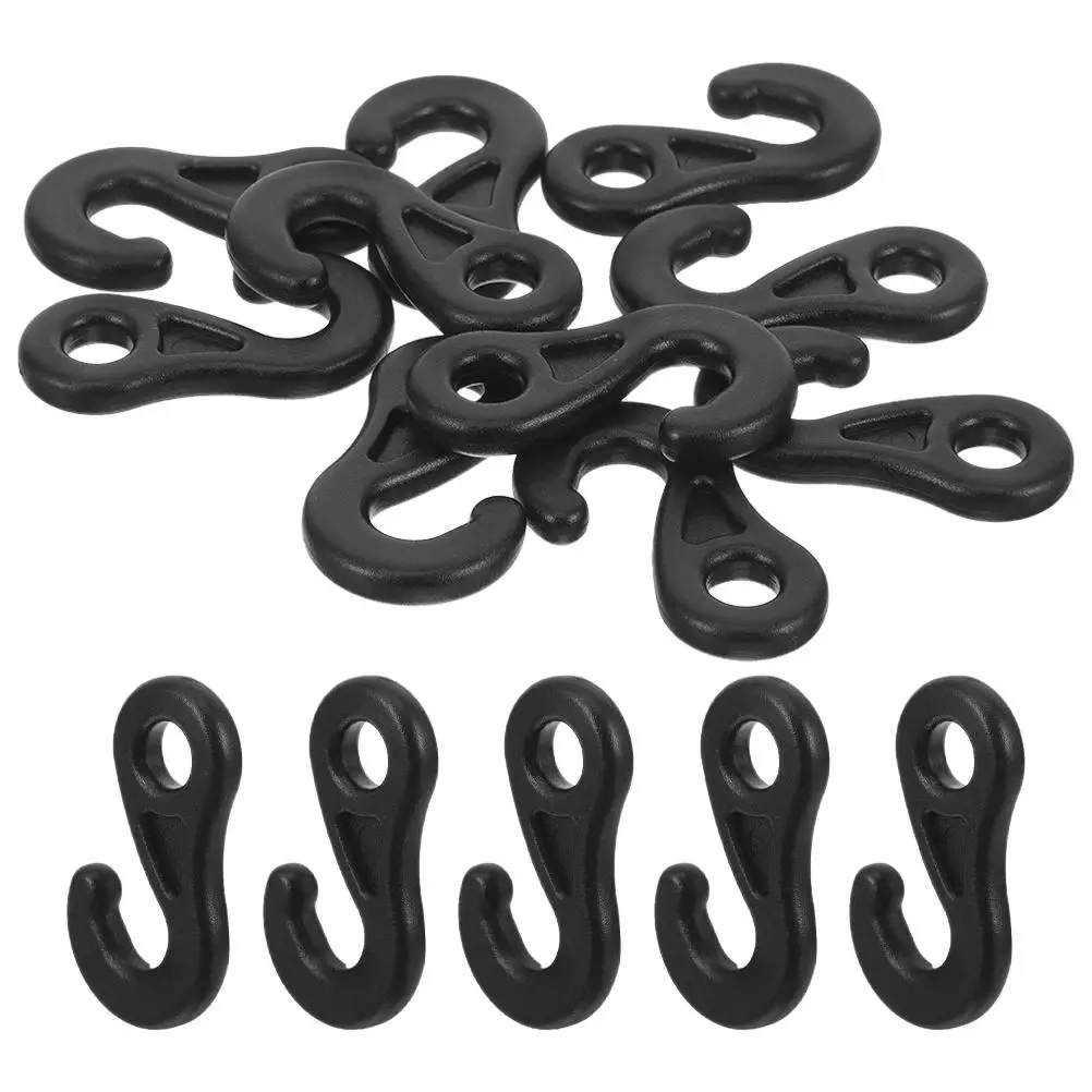 15 Pcs Outdoor Tent Hooks Small Plastic Canopy Hangers Camping Rope Hanging Hook Lightweight Portable Guy Rope Connectors Stable
15 Pcs Outdoor Tent Hooks Small Plastic Canopy Hangers Camping Rope Hanging Hook Lightweight Portable Guy Rope Connectors Stable