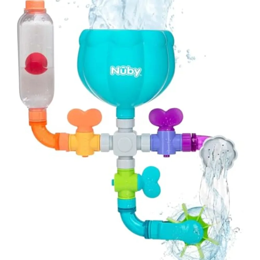 Nuby Bath Toy - Baby Bathtub Toy with Interactive Features for Cognitive Development
Nuby Bath Toy - Baby Bathtub Toy with Interactive Features for Cognitive Development