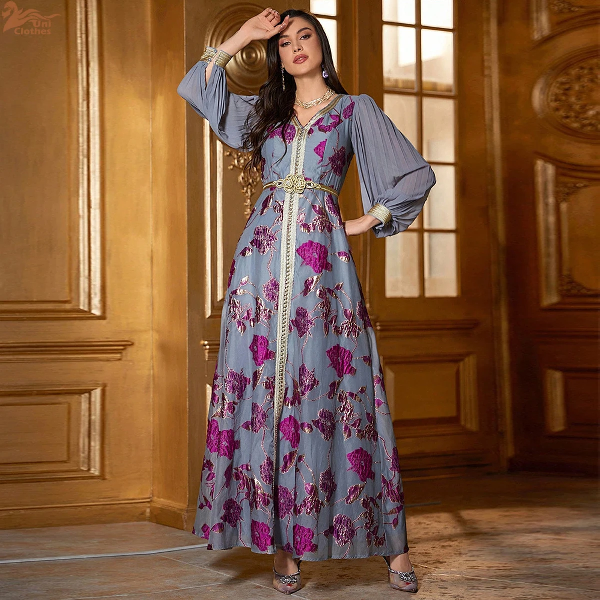 Роскошное арабское мусульманское вечернее платье с цветочной вышивкой для женщин, элегантное Дубай, Абая, исламский дорожный наряд, турецкий кафтан
Роскошное арабское мусульманское вечернее платье с цветочной вышивкой для женщин, элегантное Дубай, Абая, исламский дорожный наряд, турецкий кафтан