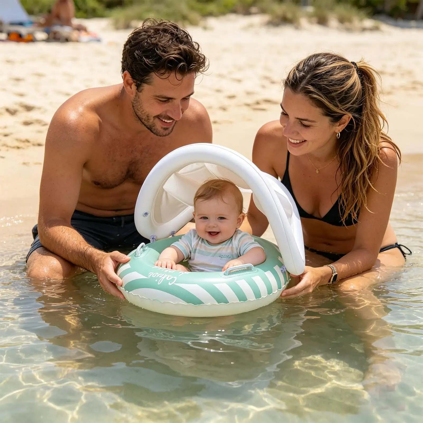 Kids Pool Float Inflatable Swim Ring Seat With Canopy Children's Pool Float For Summer Vacation Travel Hotel Resort Beach Water
Kids Pool Float Inflatable Swim Ring Seat With Canopy Children's Pool Float For Summer Vacation Travel Hotel Resort Beach Water