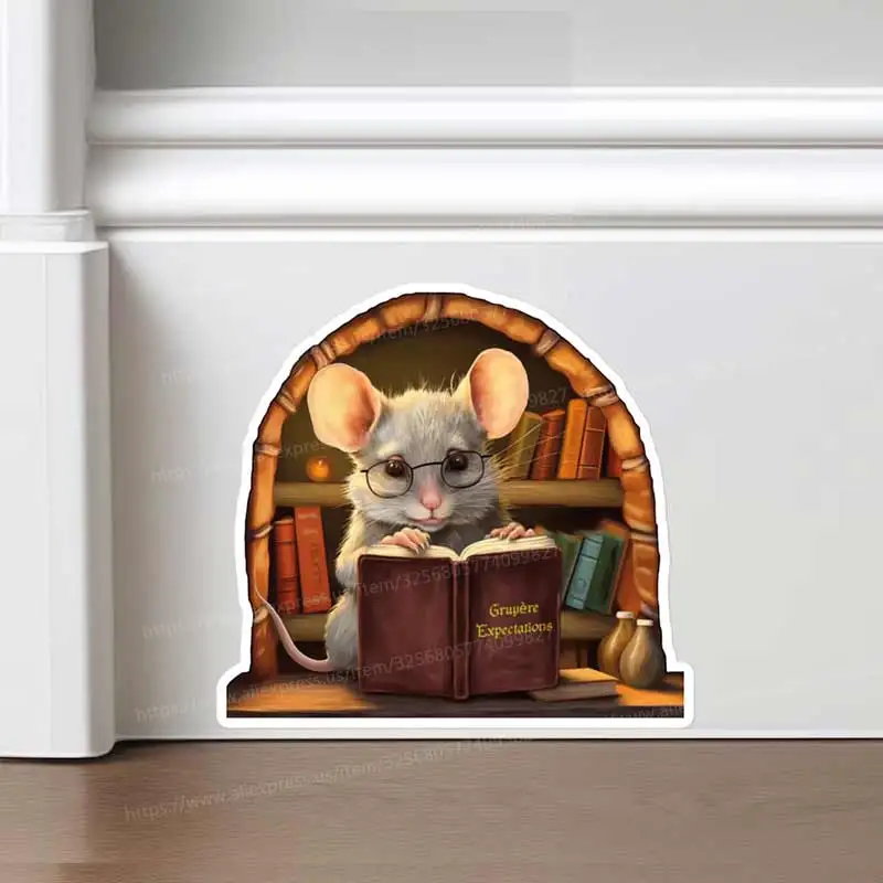 Mouse Hole Wall Decal Skirting Baseboard Sticker Nursery Decor Gift Charming Home Home Decora Waterproof Decals Stickers M1436
Mouse Hole Wall Decal Skirting Baseboard Sticker Nursery Decor Gift Charming Home Home Decora Waterproof Decals Stickers M1436