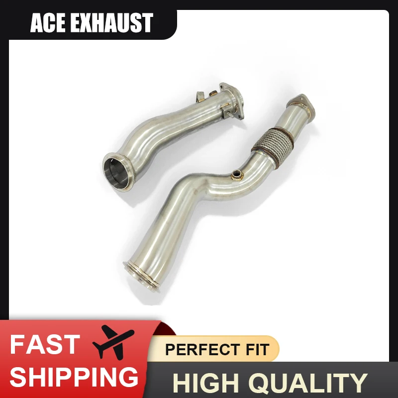 ACE Hot Selling High Quality Sport Downpipe for BMW G80 M3 G82 M4 G87 M2 S58 3.0T SUS304 Stainless Steel Exhaust Pipe Systems
ACE Hot Selling High Quality Sport Downpipe for BMW G80 M3 G82 M4 G87 M2 S58 3.0T SUS304 Stainless Steel Exhaust Pipe Systems