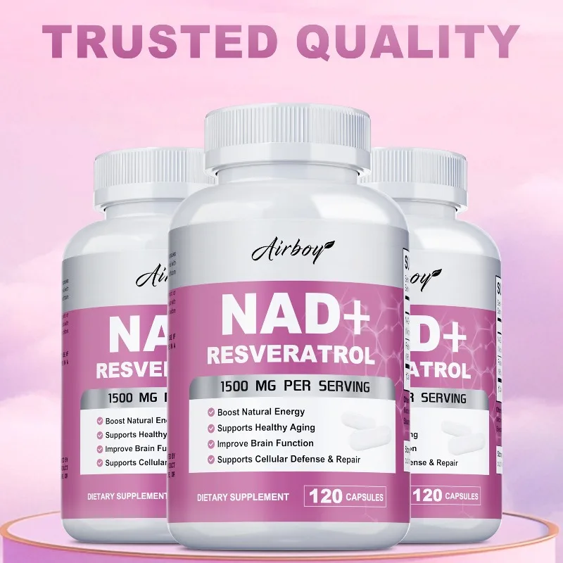 NAD+ Supplements - Improve Dullness, Promote Skin Health, Anti-aging, Reduces Fine Lines, Skin Elasticity, Boosts Immunity
NAD+ Supplements - Improve Dullness, Promote Skin Health, Anti-aging, Reduces Fine Lines, Skin Elasticity, Boosts Immunity