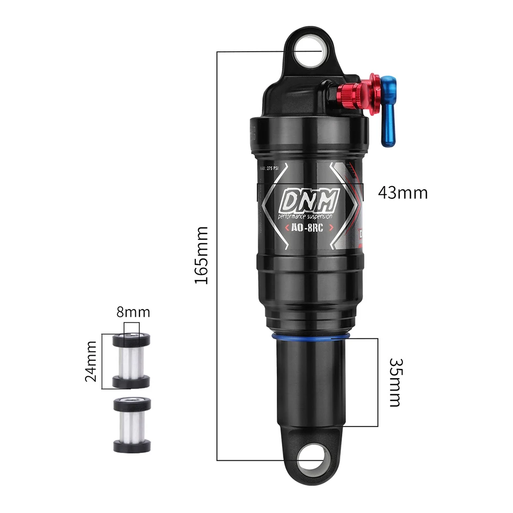 Bicycle Shock Absorber 165/190/200/210mm Air Spring Mountain Bike Soft Tail With Bushings XC/TRAIL/AMl High Quality
Bicycle Shock Absorber 165/190/200/210mm Air Spring Mountain Bike Soft Tail With Bushings XC/TRAIL/AMl High Quality