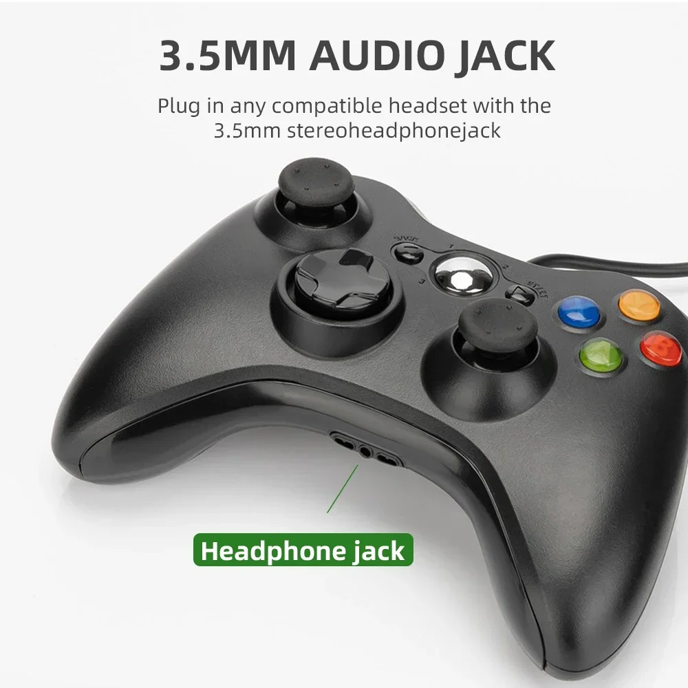 Xbox 360 slim PC gamepad XBOX 360 wired gamepad supports supports Steam and can adapt to Win7/10 ps4 controller
Xbox 360 slim PC gamepad XBOX 360 wired gamepad supports supports Steam and can adapt to Win7/10 ps4 controller