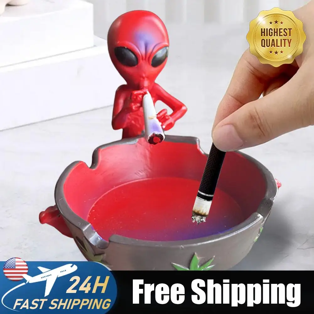 Alien Smoking Ashtray Outdoor Ash Tray Cool Ashtrays Tabletop Ashtray for Home Office Ornament Gift
Alien Smoking Ashtray Outdoor Ash Tray Cool Ashtrays Tabletop Ashtray for Home Office Ornament Gift