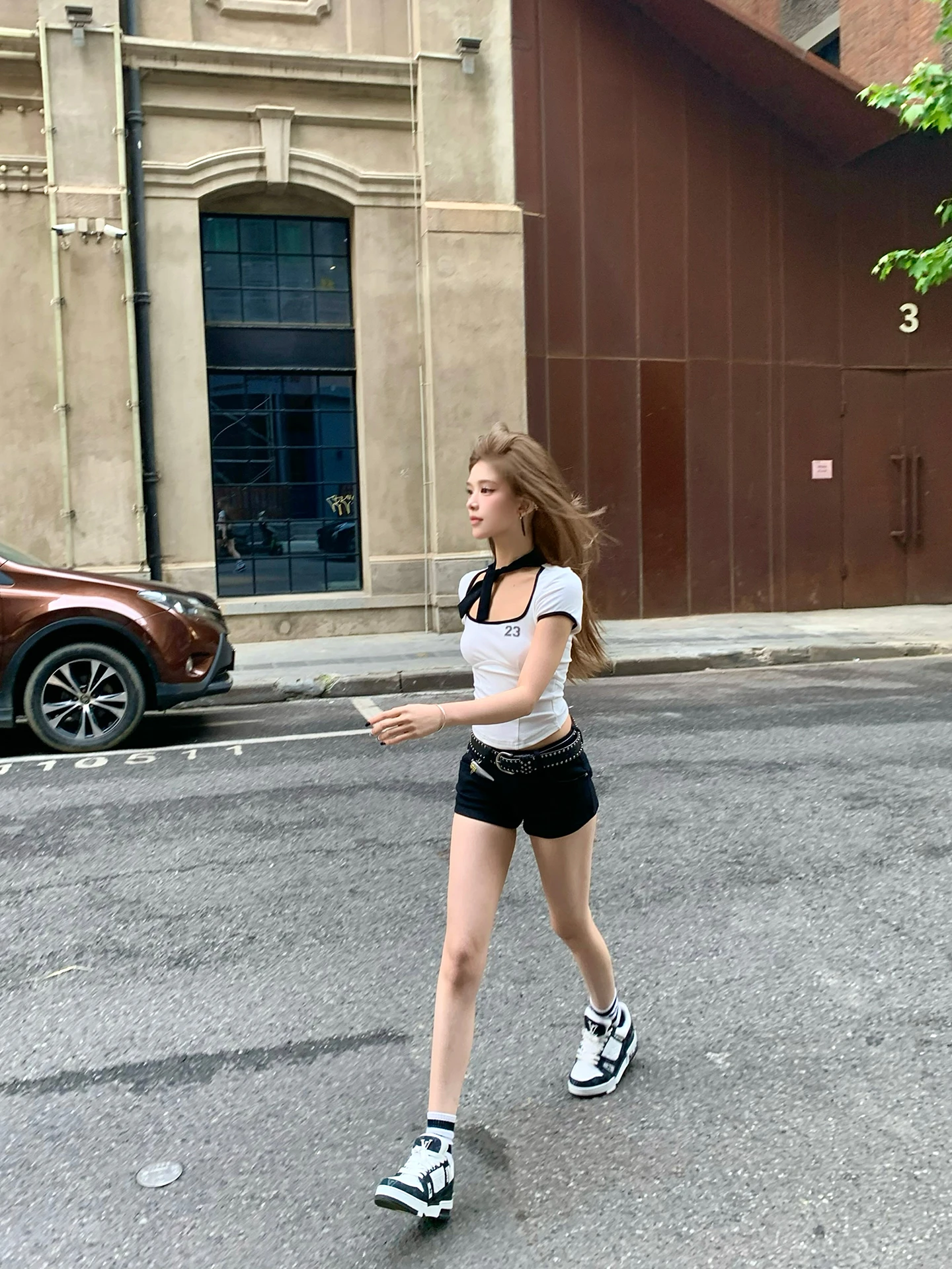 Ce Rose High Waist Slimming Denim orts Women's Summer New Sle Street Faion Straight Leg Zipper Closure Color
Ce Rose High Waist Slimming Denim orts Women's Summer New Sle Street Faion Straight Leg Zipper Closure Color