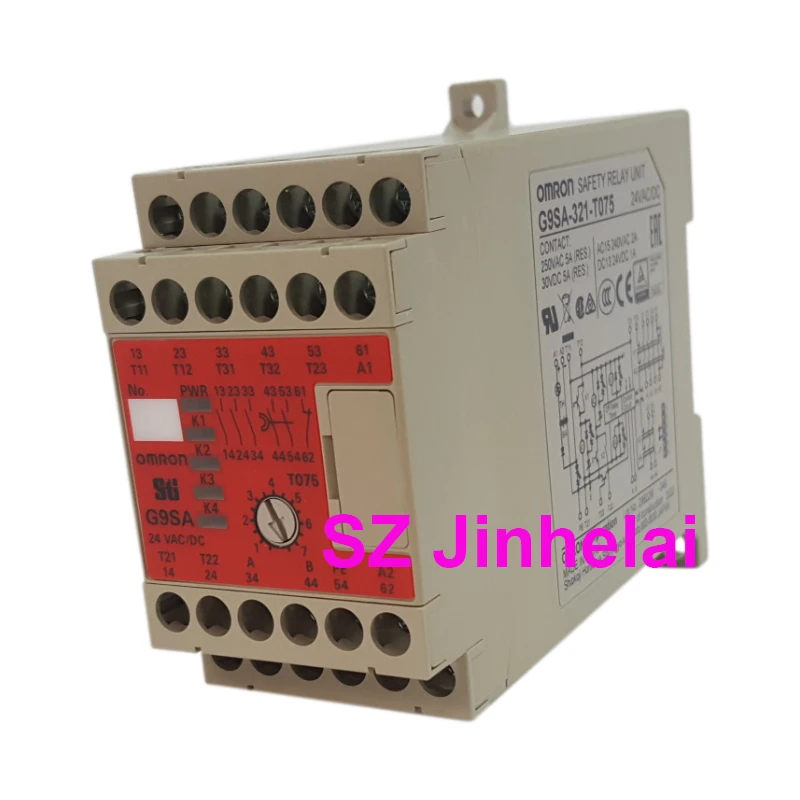 Authentic Original Omron 24VDC/AC Safety Relay Module Urgent Stop OFF Delay Unit G9SA-321-T075 321-T15 TH301 301 501
Authentic Original Omron 24VDC/AC Safety Relay Module Urgent Stop OFF Delay Unit G9SA-321-T075 321-T15 TH301 301 501
