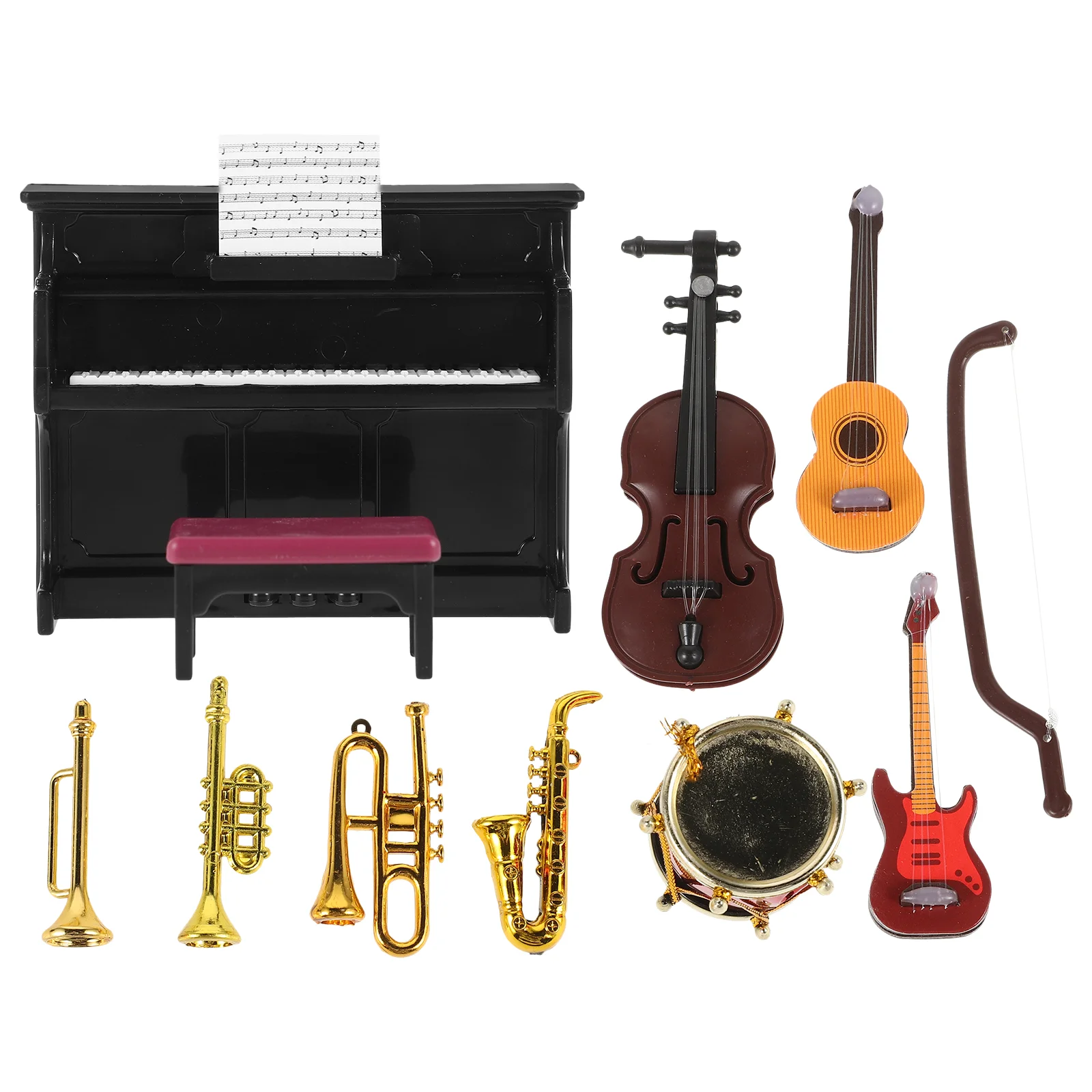 Dollhouse Musical Instrument Accessories Realistic Mini Decor Lovely Miniature Adorable Plastic Model
Dollhouse Musical Instrument Accessories Realistic Mini Decor Lovely Miniature Adorable Plastic Model