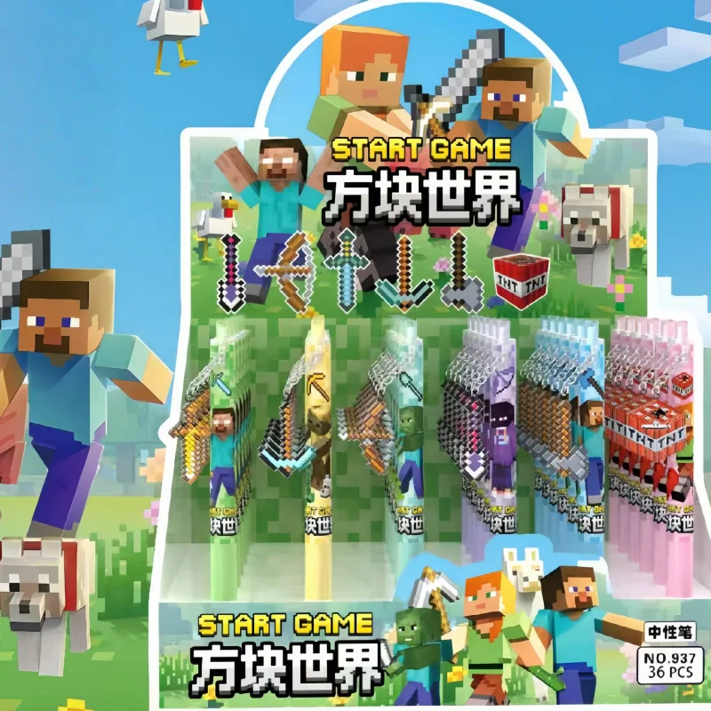 My World Neutral Pen Steve Peripheral Press Pen Cute Cartoon Pendant Pen Elementary School Gift Item
My World Neutral Pen Steve Peripheral Press Pen Cute Cartoon Pendant Pen Elementary School Gift Item