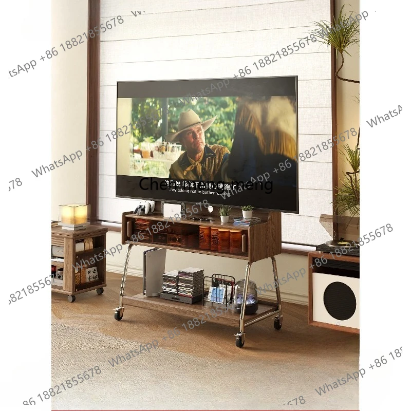 Nordic ash wood removable TV bracket storage with wheels small apartment living room household 43-75 inch TV cabinet
Nordic ash wood removable TV bracket storage with wheels small apartment living room household 43-75 inch TV cabinet