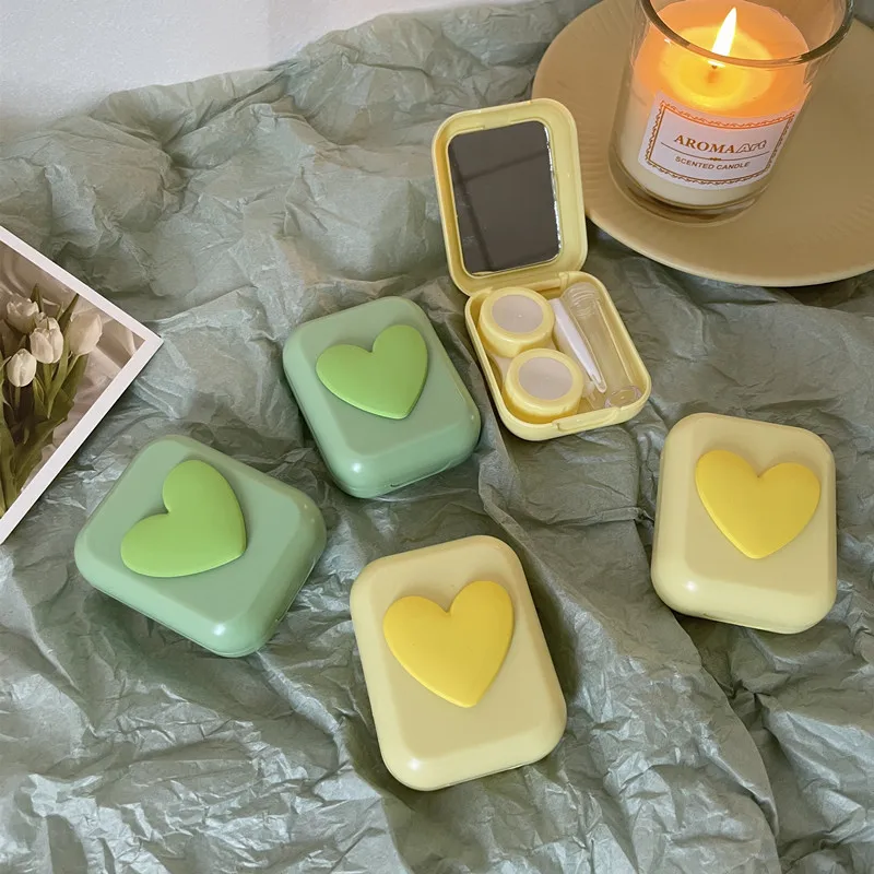 Ins 3D Love Contact Lens Box Women Contact Lens Companion Box with Glasses Tweezers Contact Lenses Case Girls Travel Beauty Case
Ins 3D Love Contact Lens Box Women Contact Lens Companion Box with Glasses Tweezers Contact Lenses Case Girls Travel Beauty Case