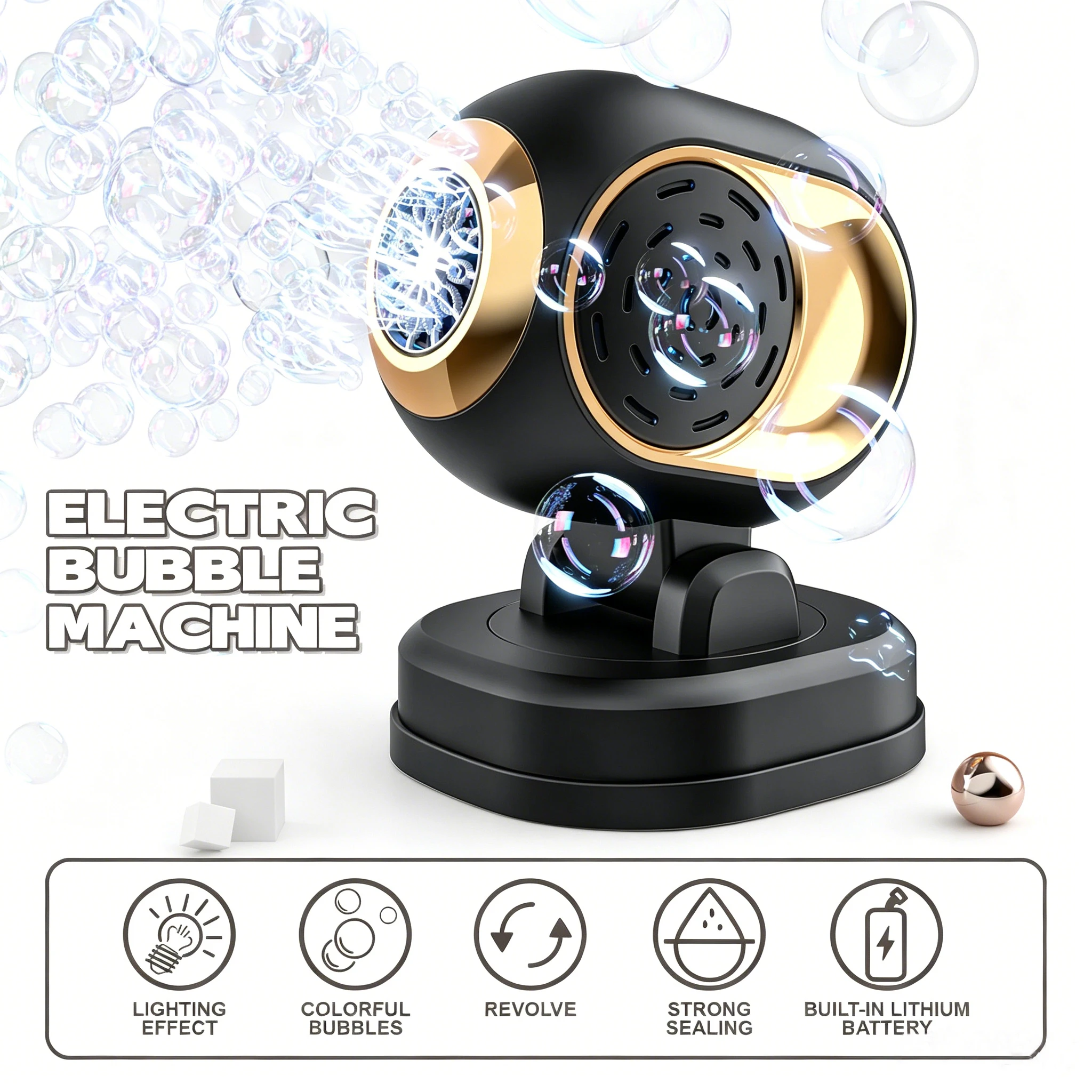 Stage Bubble Machine Automatic Bubble Blowing Toy with Lights Electric Rotatable Bubble Blower Outdoor Party Wedding Toys Gifts
Stage Bubble Machine Automatic Bubble Blowing Toy with Lights Electric Rotatable Bubble Blower Outdoor Party Wedding Toys Gifts