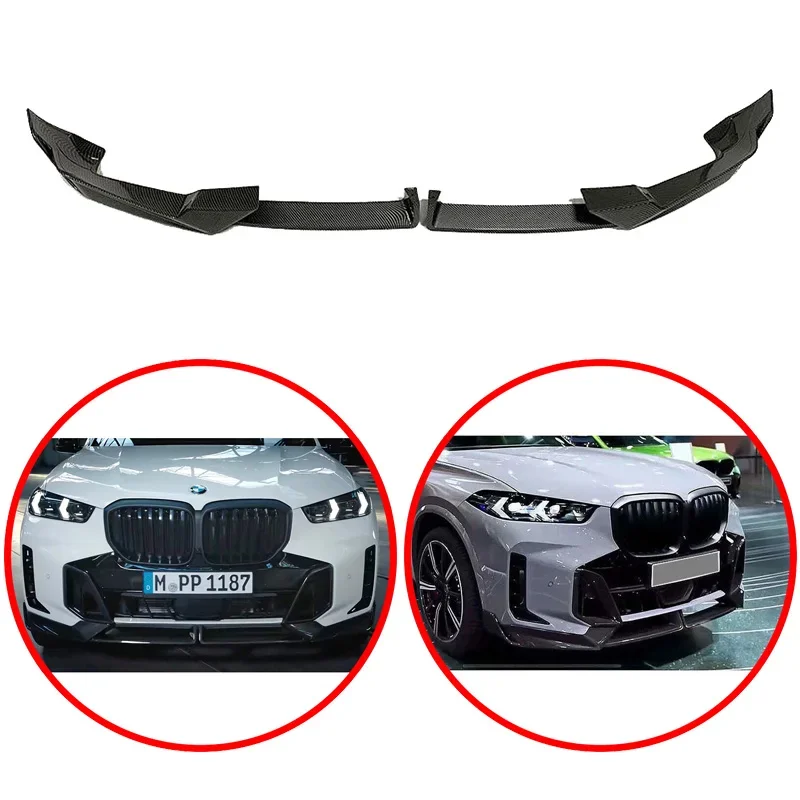High Quality ABS For BMW X5 G05 F95 2023 Up LCI M Sport Car Front Bumper Lip Spoiler Glossy Black Or Carbon Fiber Look Body Kit
High Quality ABS For BMW X5 G05 F95 2023 Up LCI M Sport Car Front Bumper Lip Spoiler Glossy Black Or Carbon Fiber Look Body Kit