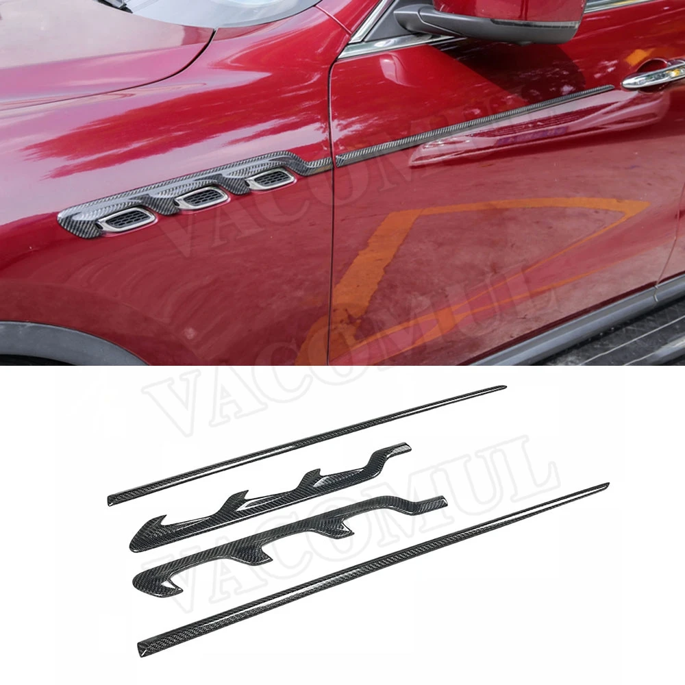 VACOMUL Carbon Fiber Front Fender Air Vent Trim Door Decoration Strips for Maserati Levante 2016-2019 4PCS/Set Car Styling
VACOMUL Carbon Fiber Front Fender Air Vent Trim Door Decoration Strips for Maserati Levante 2016-2019 4PCS/Set Car Styling