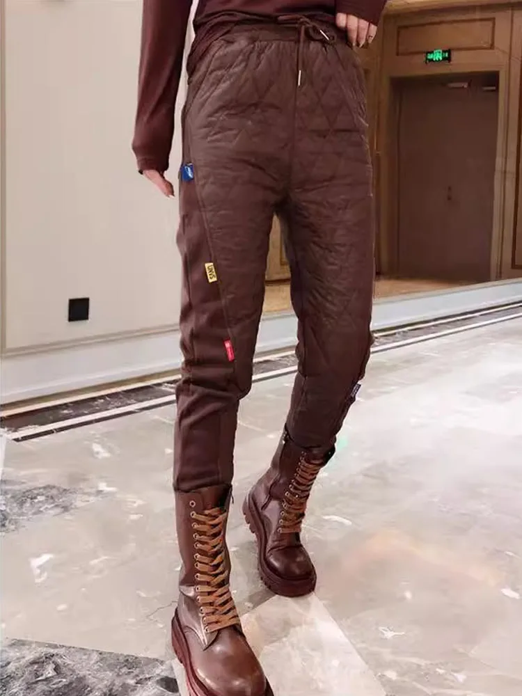Faionable Thiened Fce-lined Cotton Pants High-waisted Casual Sports Commuting Harlan Pants Nine-point Spring New Arrival
Faionable Thiened Fce-lined Cotton Pants High-waisted Casual Sports Commuting Harlan Pants Nine-point Spring New Arrival