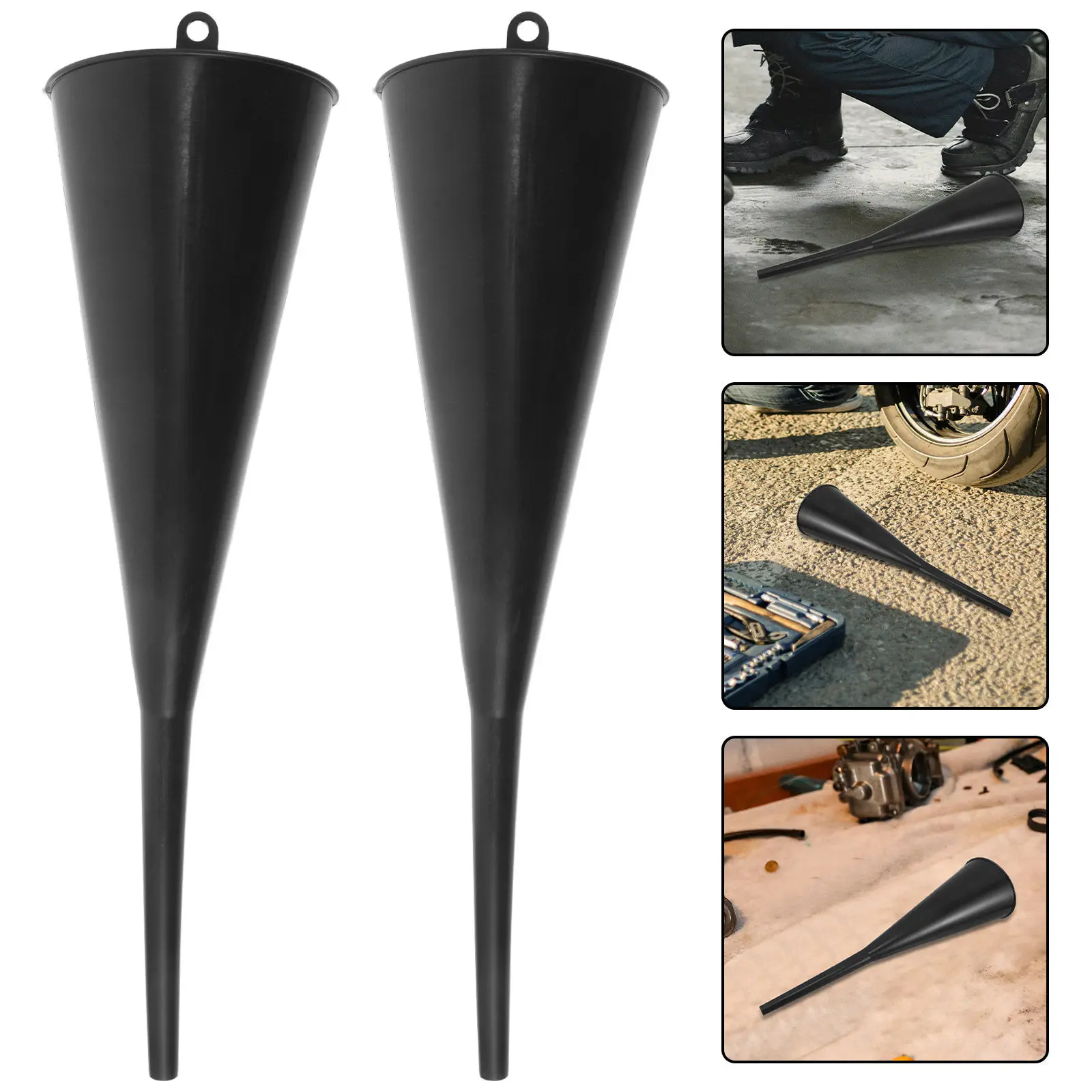 4Pcs Extended Spout Oil Filling Funnels Multi-Purpose Plastic Funnel for Car Truck Motorcycle Engine Lubricants Fuel Transfer
4Pcs Extended Spout Oil Filling Funnels Multi-Purpose Plastic Funnel for Car Truck Motorcycle Engine Lubricants Fuel Transfer