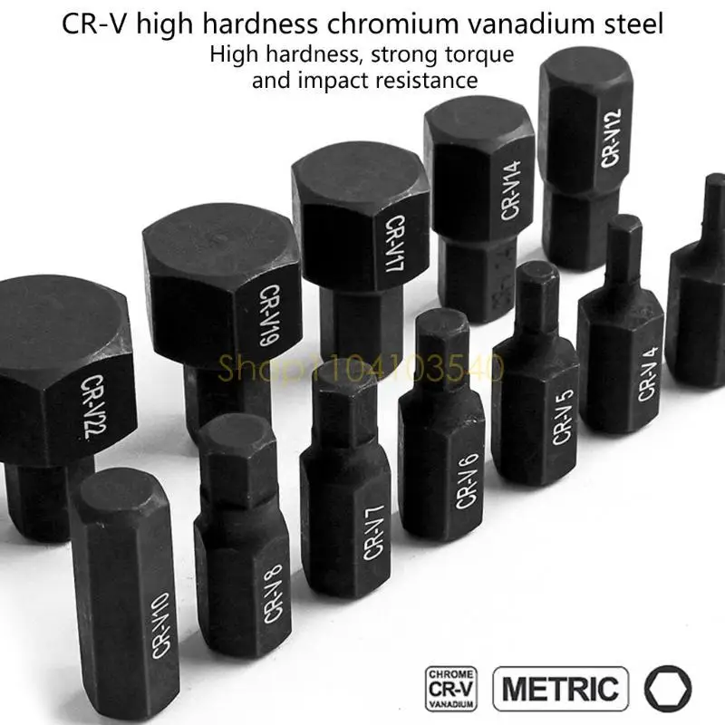 02DC 14PCS HEXAGON BIT SOCKET SET 3MM-24 мм Allen Key Whe Head Head Tool для Ratchet
02DC 14PCS HEXAGON BIT SOCKET SET 3MM-24 мм Allen Key Whe Head Head Tool для Ratchet