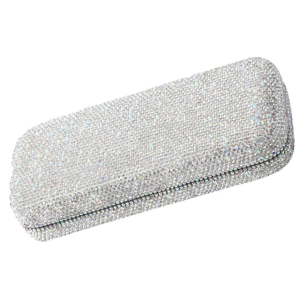 Luxury Rhinestone Car Glasses Case Hard Protective Eyewear Holder for Women Men Universal Fit Compact Design for Vehicle
Luxury Rhinestone Car Glasses Case Hard Protective Eyewear Holder for Women Men Universal Fit Compact Design for Vehicle