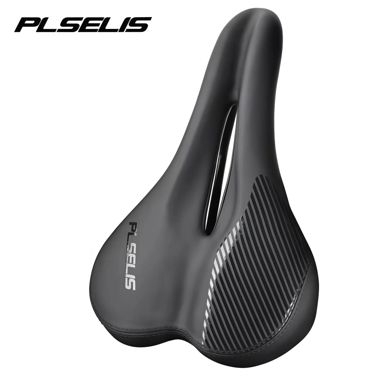 PLSELIS PS-2034 Comfort Black Bike Saddle – Memory Foam + Waterproof Leather Ventilated Hollow Steel Rails With Scale Marks
PLSELIS PS-2034 Comfort Black Bike Saddle – Memory Foam + Waterproof Leather Ventilated Hollow Steel Rails With Scale Marks
