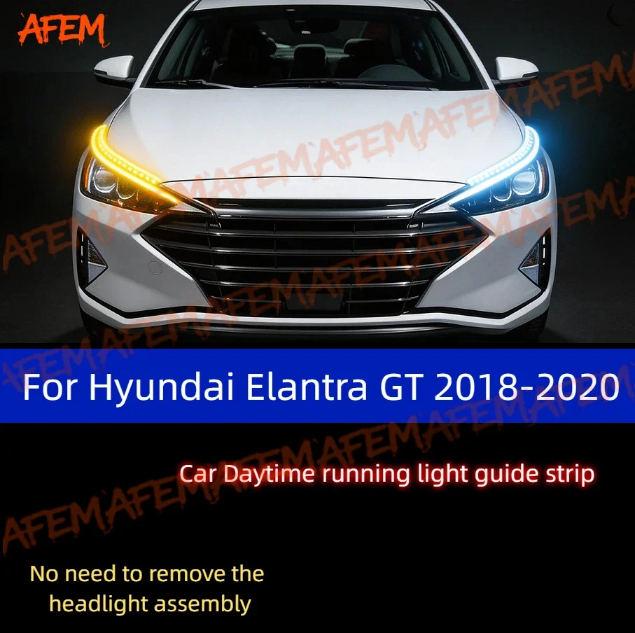 2Pcs 12V Led Guide Strip Headlight For Car Daytime Running Lights Turn Signal DRL Car Modification For Hyundai Elantra GT 18-20
2Pcs 12V Led Guide Strip Headlight For Car Daytime Running Lights Turn Signal DRL Car Modification For Hyundai Elantra GT 18-20