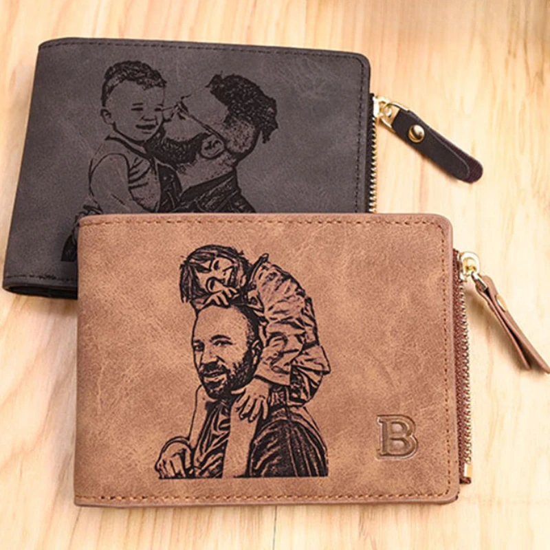 Laser Engraved Custom Photo Vintage Retro Frosted Leather Wallet for Friend Lover Family Mother’s Father‘s Day Personalize Gift
Laser Engraved Custom Photo Vintage Retro Frosted Leather Wallet for Friend Lover Family Mother’s Father‘s Day Personalize Gift
