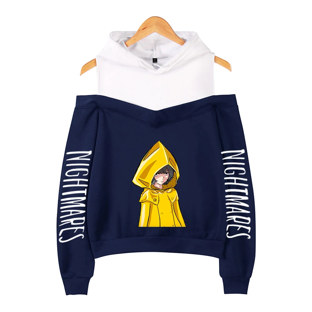 Little Nightmares Hoodies Female Off Shoulder Sweatshirt Women's Pullover Harajuku Streetwear 2021 Girls Fashion Clothes
Little Nightmares Hoodies Female Off Shoulder Sweatshirt Women's Pullover Harajuku Streetwear 2021 Girls Fashion Clothes