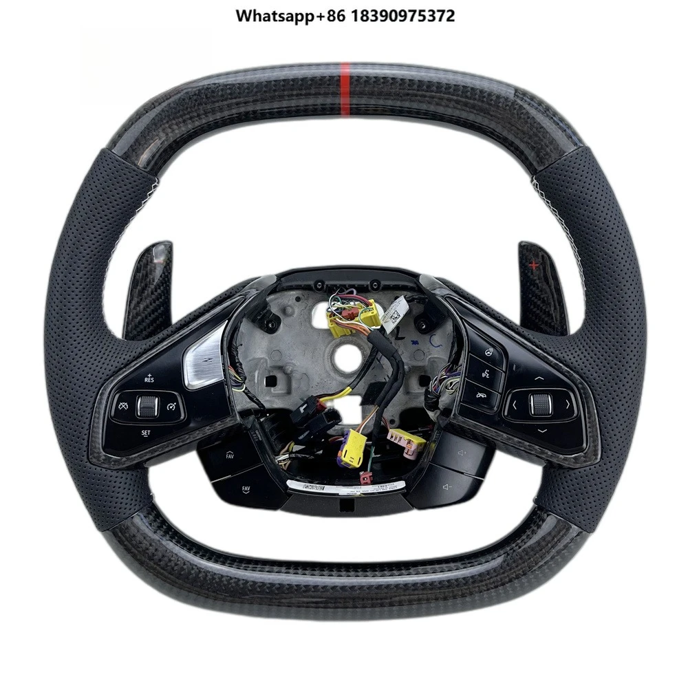 Ever-Carbon Racing ECR High Quality Customized Heated Car Steering Wheel for 2020-2024 C8 Corvette Carbon Fiber Steering Wheel
Ever-Carbon Racing ECR High Quality Customized Heated Car Steering Wheel for 2020-2024 C8 Corvette Carbon Fiber Steering Wheel