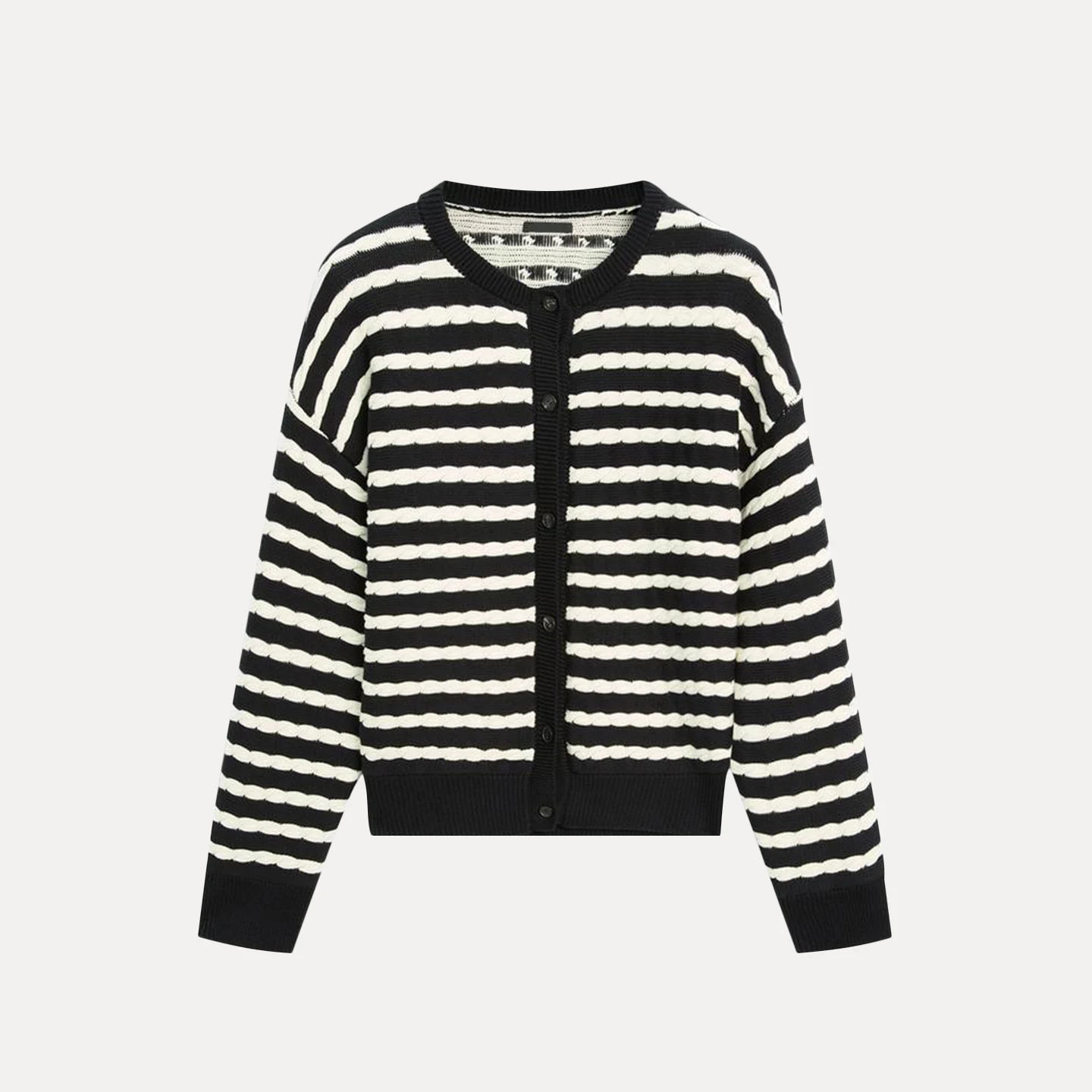 Z 2022, осенний новый женский повседневный полосатый открытый кардиган, вязаный свитер, свободный крой, удобно носить 
Z 2022, осенний новый женский повседневный полосатый открытый кардиган, вязаный свитер, свободный крой, удобно носить