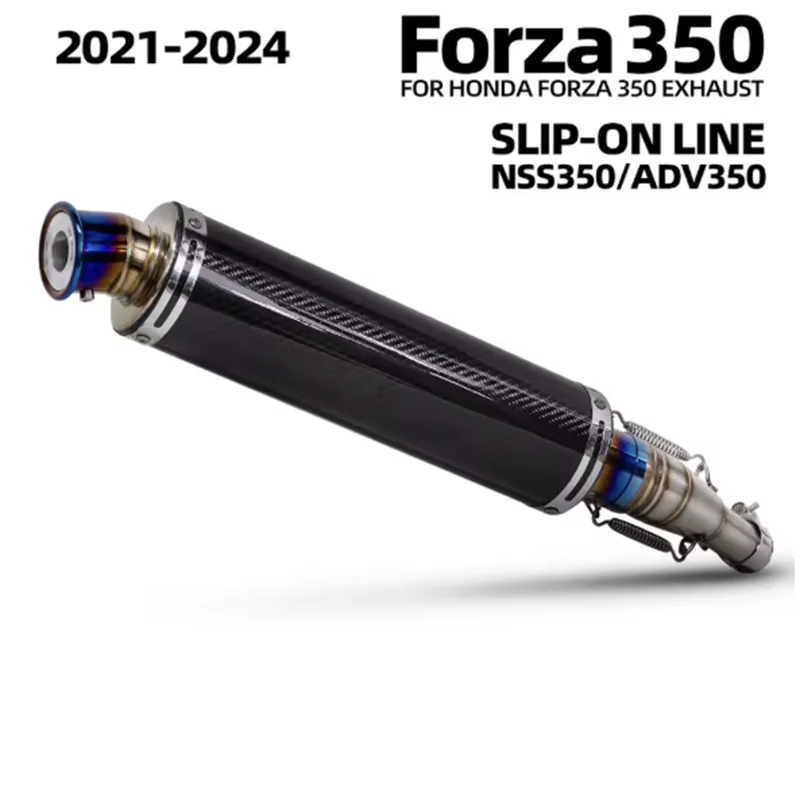 For Honda Scooter ADV350 Forza350 NSS350 2021-2024 Motorcycle Slip on Line Exhaust Modify Mid Pipe GP-89 Muffler with DB Killer
For Honda Scooter ADV350 Forza350 NSS350 2021-2024 Motorcycle Slip on Line Exhaust Modify Mid Pipe GP-89 Muffler with DB Killer