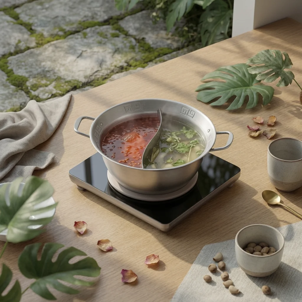Two-Partcompartment Hot Pot Smooth Polished Finish Divided Stainless Steel Hot Pot Commercial Deep for Restaurant
Two-Partcompartment Hot Pot Smooth Polished Finish Divided Stainless Steel Hot Pot Commercial Deep for Restaurant