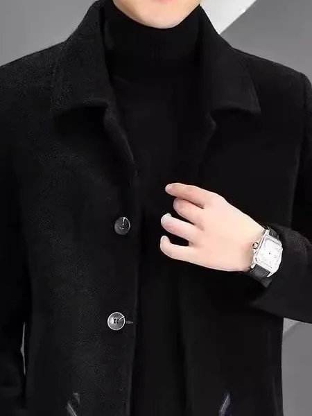 Мужская зимняя шерстяная куртка на подкладке Fce, осенне-зимняя новая теплая одежда, повседневное пальто для бизнеса
Мужская зимняя шерстяная куртка на подкладке Fce, осенне-зимняя новая теплая одежда, повседневное пальто для бизнеса