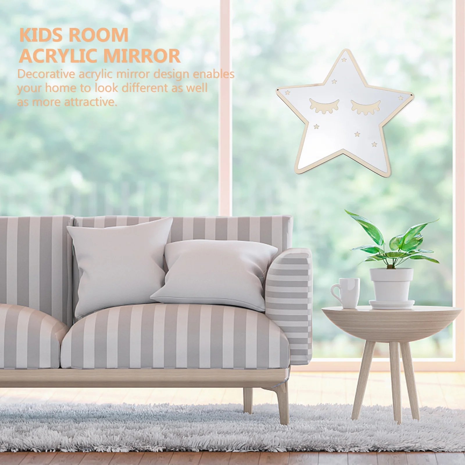 Star Acrylic Mirror Pendant Star Shape Decorative Acrylic Mirror Sticker for Kids Room Home Wall Hanging Decor
Star Acrylic Mirror Pendant Star Shape Decorative Acrylic Mirror Sticker for Kids Room Home Wall Hanging Decor